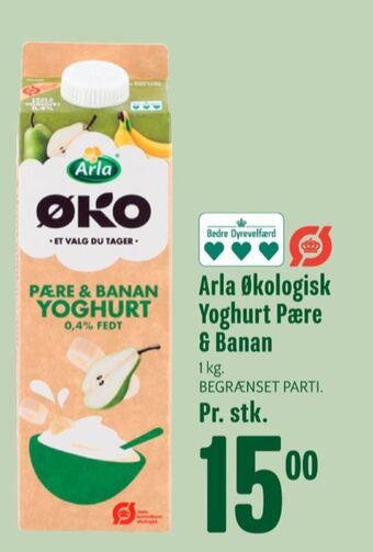 Min Købmand Arla yoghurt pære & banan tilbud