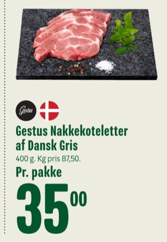 Gestus nakkekoteletter