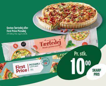Min Købmand First price pizzadej tilbud