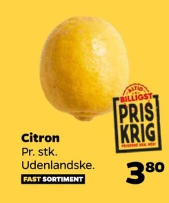 Netto Ukendt citroner tilbud