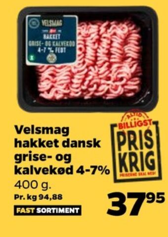 Netto Velsmag hakket kalv og grisekød tilbud