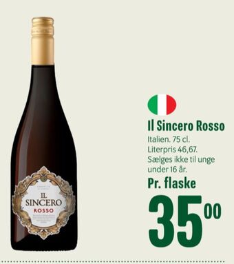 Min Købmand Ukendt italiensk rødvin tilbud