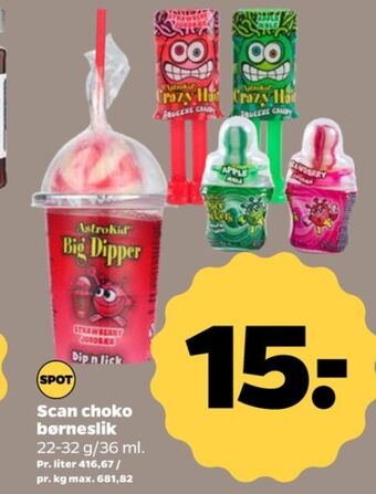 Scan choco slik