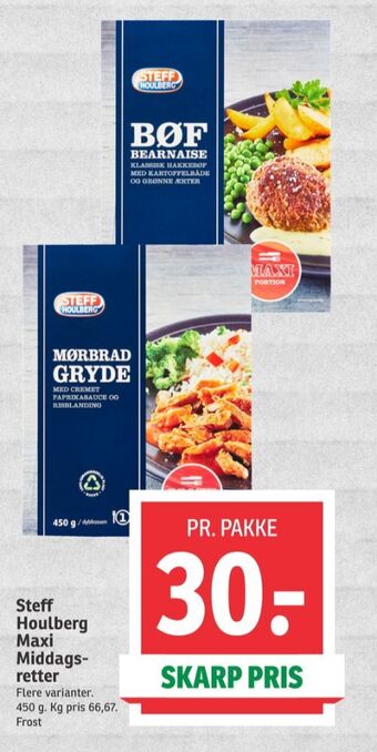 SPAR Steff houlberg bøf bearnaise tilbud