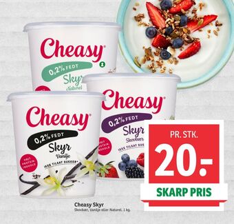 SPAR Cheasy skyr skovbær tilbud