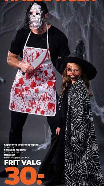 Netto Ukendt halloweenudklædning tilbud
