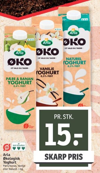 SPAR Arla yoghurt naturel tilbud