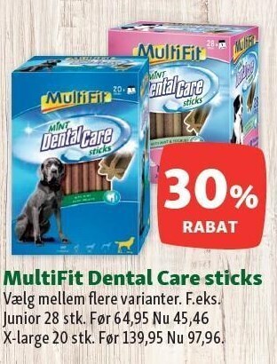 Maxi Zoo Multifit dental care sticks tilbud