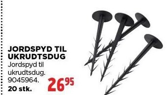jem & fix Jordspyd til ukrudtsdug tilbud