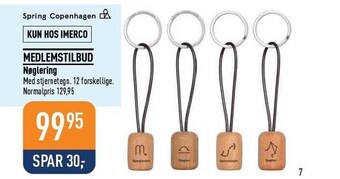 Imerco Spring copenhagen nøglering tilbud