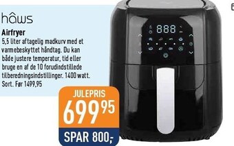 Hâws airfryer