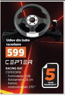 Power Cepter racing rat tilbud