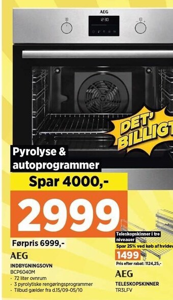 Aeg indbygningsovn