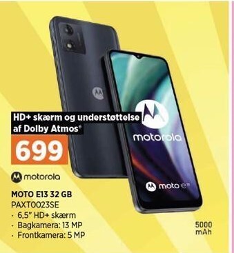 Power Motorola moto e13 32 gb tilbud