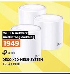 Power Tp-link deco x20-mesh-system tilbud
