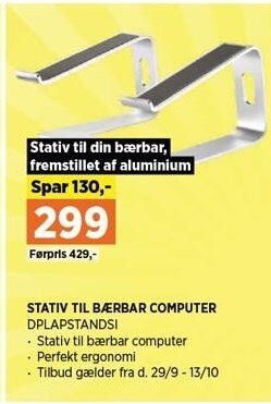 Power Stativ til bærbar computer tilbud