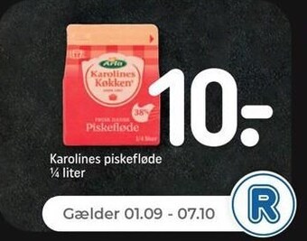 Netto Karolines piskefløde tilbud