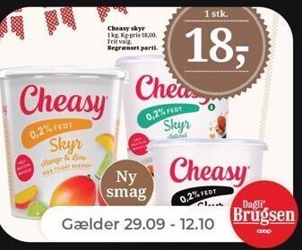 Netto Cheasy skyr tilbud