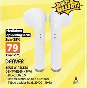 Power Denver true wireless tilbud