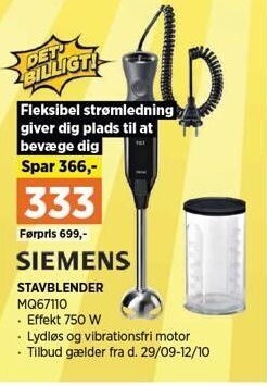 Power Siemens stavblender tilbud