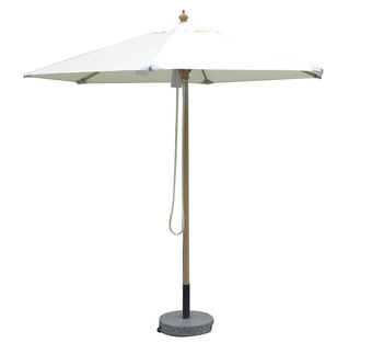 Cannes parasol 1d 2.5m med tilt olifin natur nr. 65