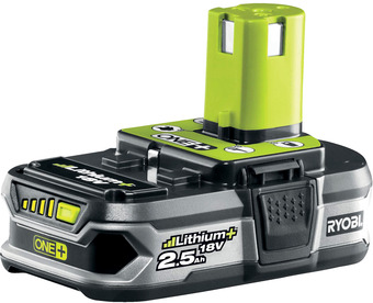 Johannes Fog Ryobi one+ 2,5ah batteri rb18l25 18v tilbud