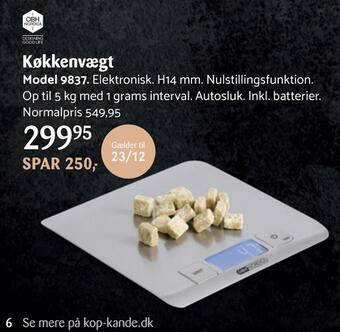 Kop & Kande Køkkenvægt tilbud