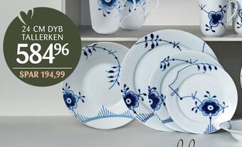 24 cm dyb tallerken