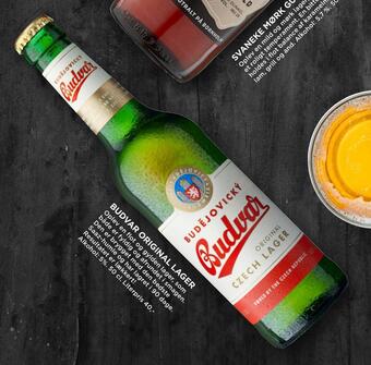 MENY Budvar original lager tilbud