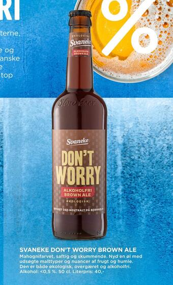 MENY Svaneke don't worry brown ale tilbud