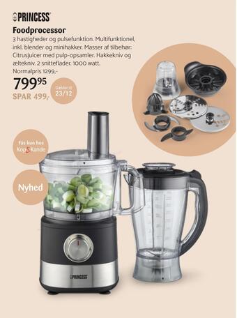 Kop & Kande Foodprocessor tilbud