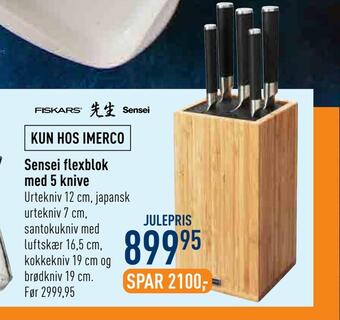 Sensei flexblok med 5 knive