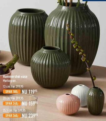 Imerco Hammershøi vase tilbud