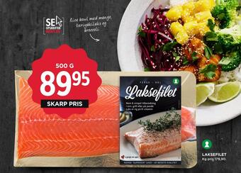 MENY Laksefilet tilbud