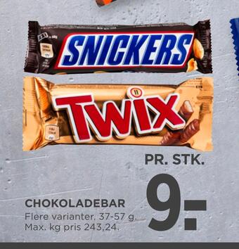 MENY Chokoladebar tilbud