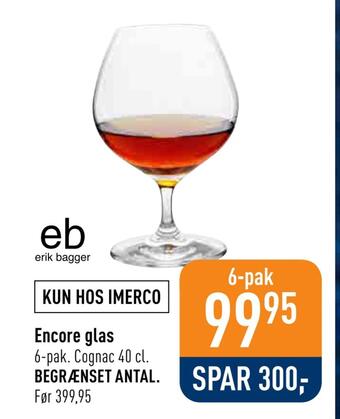 Imerco Encore glas tilbud