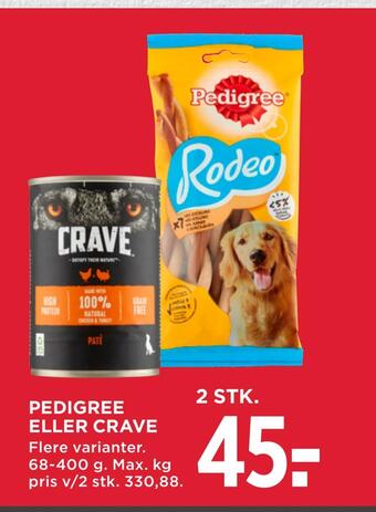 MENY Pedigree eller crave tilbud