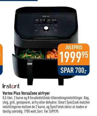 Vortex plus versazone airfryer
