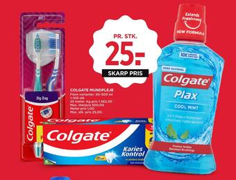 MENY Colgate mundpleje tilbud