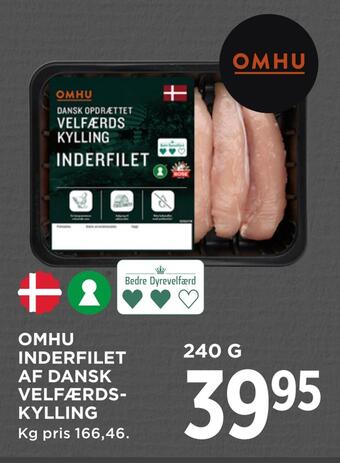 MENY Omhu inderfilet af dansk velfærds­ kylling tilbud