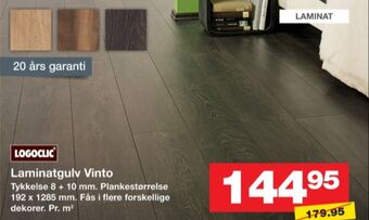 Logoclic laminatgulv