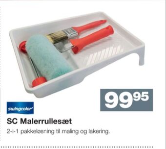 Swingcolor malerrullesæt