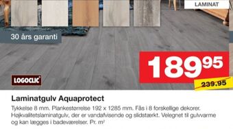 Bauhaus Logoclic laminatgulv tilbud