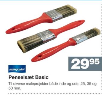Swingcolor penselsæt