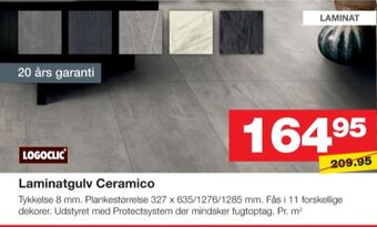 Bauhaus Logoclic laminatgulv tilbud