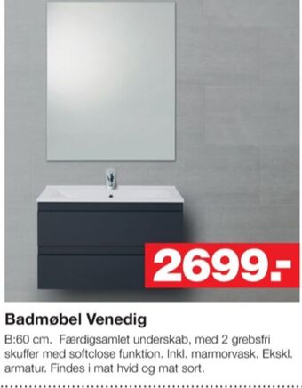 Bauhaus Ukendt badmøbel tilbud