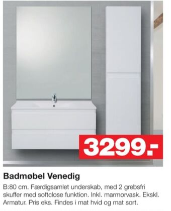 Bauhaus Ukendt badmøbel tilbud