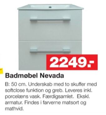 Bauhaus Ukendt badmøbel tilbud