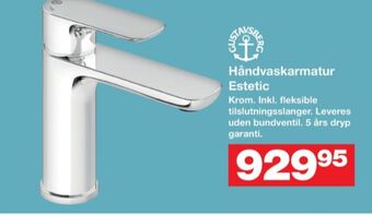 Gustavsberg håndvaskarmatur