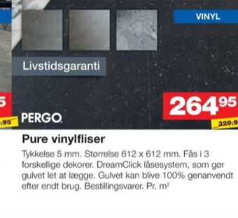 Bauhaus Pergo vinylgulv tilbud